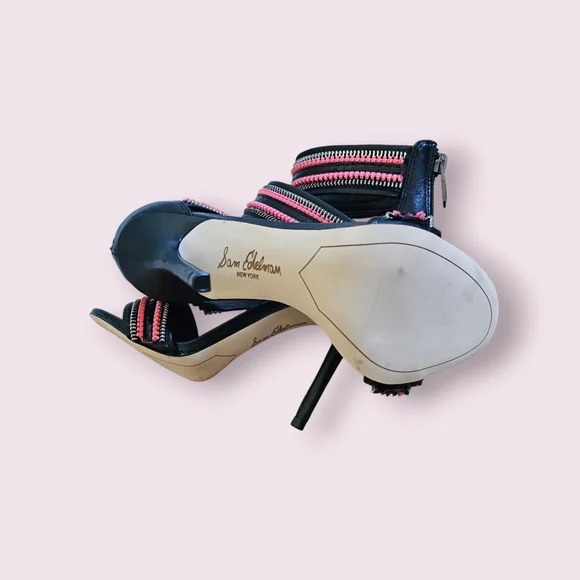 Sam Edelman Double Ankle Band Heels 👠 - Picture 4 of 6